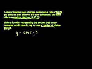 Funcion lineal básica (Khan Academy Español)