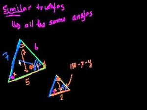 Triángulos Similares (Khan Academy Español)