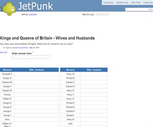 Kings and Queens of Britain - Wives and Husbands