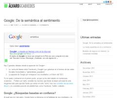 Google: De la semántica al sentimiento (Álvaro G. Cabiedes)