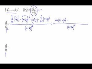 Cálculo de derivadas parciales