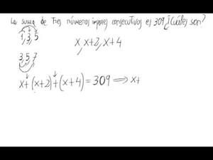 Problema de ecuaciones de primer grado (números)