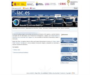 Instituto de Astrofísica de Canarias - IAC - Estudiantes