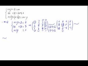 Sistema de ecuaciones lineales - Método de Gauss