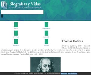 Biografia de Thomas Hobbes / en Vidas y Biografías