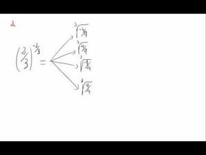 Potencias y exponente fraccionario y negativo - Cuestión 2