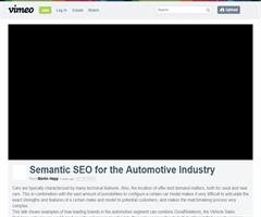 Semantic SEO for the Automotive Industry