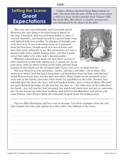 Setting the Scene: Great Expectations