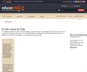 El atlas virtual de Chile (Educarchile)