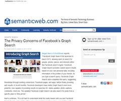 Los problemas de privacidad de Facebook’s Graph Search (Semantic Web)
