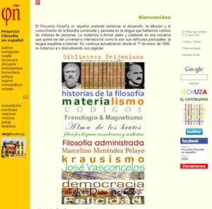 Proyecto Filosofía en español, multitud de recursos educativos de Filosofia