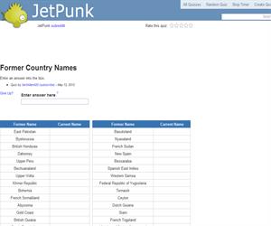 Former Country Names