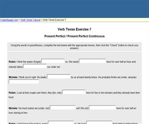 Present Perfect/Present Perfect Continuous (englishpage)