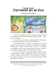 Carnaval en el Zoo, un cuento breve