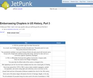 Embarrassing Chapters in US History, Part 3