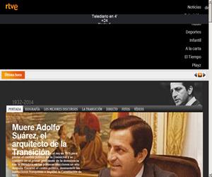 Muere Adolfo Suárez, el arquitecto de la Transición (RTVE.es)