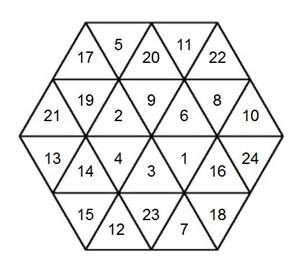 Los T-Hexágonos mágicos o Magic T-Hexagons