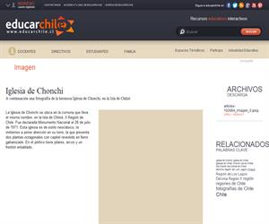 Iglesia de Chonchi (Educarchile)