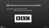 BBC - Caso de aplicación de tecnología semántica Jem Rayfield