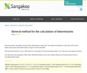 General method for the calculation of determinants