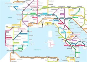 Las vías romanas como líneas de metro