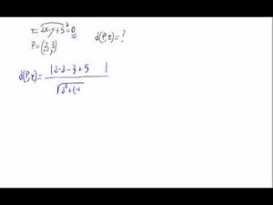 Distancia de un punto a una recta (Con fórmula)