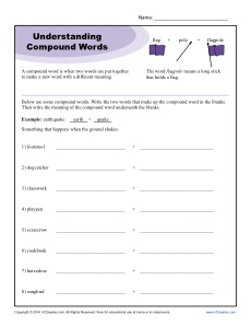 Understanding Compound Words