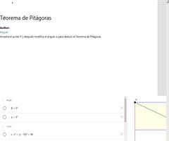 Demostración visual del teorema de Pitágoras
