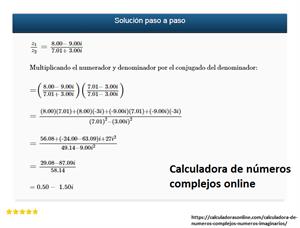 Sin salario gas Calculadora de números complejos online - Didactalia: material educativo