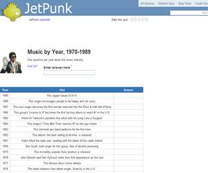 Music by Year, 1970-1989