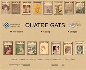 Revista Quatre Gats (Cervantes Virtual)