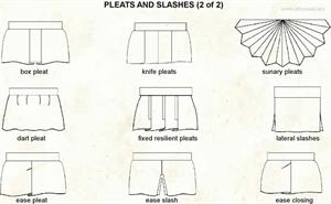 Pleat and slashe 2  (Visual Dictionary)