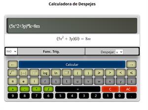 Calculadora para despejar ecuaciones o fórmulas