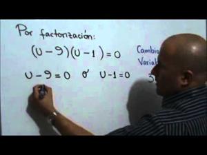 Ecuación exponencial con cambio de variable (JulioProfe)