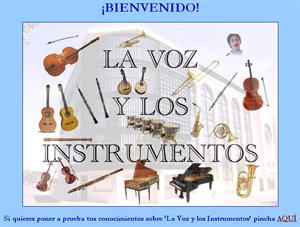 La voz y los instrumentos