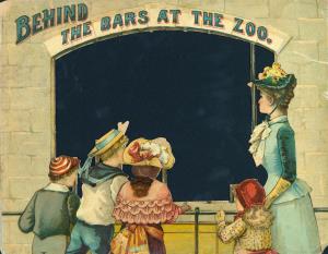 Behind the bars at the zoo (International Children's Digital Library)