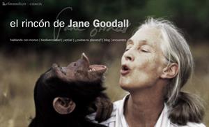 "El Rincón de Jane Goodall", un espacio sobre la conservación