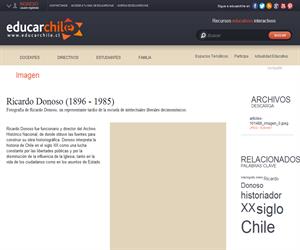 Ricardo Donoso (1896 - 1985) (Educarchile)
