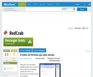 RedCrab, 'el editor de fórmulas que sabe calcular'