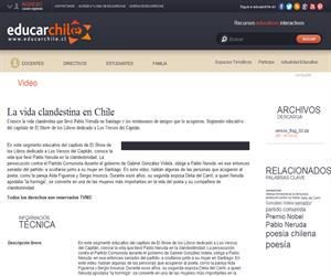 La vida clandestina en Chile (Educarchile)