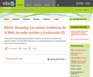 Entrevista a Martín Varsavsky: Las nuevas tendencias de la Web, redes sociales y educación (I)