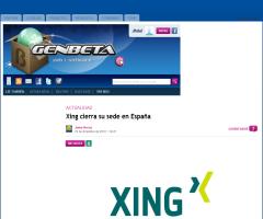 Xing cierra su sede en España