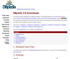 Nueva actualización de DBpedia:  DBpedia 3.8