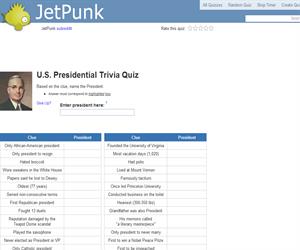 U.S. Presidential Trivia Quiz