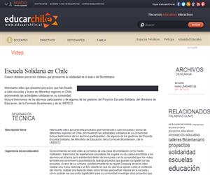 Escuela Solidaria en Chile (Educarchile)