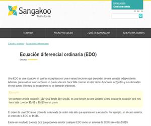 Ecuación diferencial ordinaria (EDO)