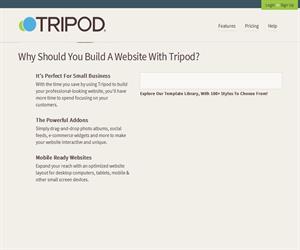 Tripod: Excellent web hosting, domains, e-mail and an easy website builder tool