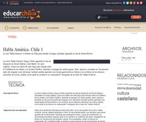 Habla América. Chile 1 (Educarchile)