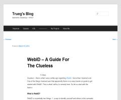 WebID – A Guide For The Clueless