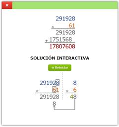 Calculadora de multiplicaciones online